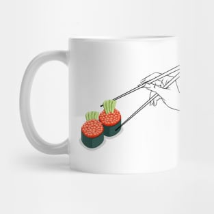 Kawaii Sushi rolls Mug